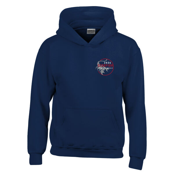 Kids Hoodie - Black & Navy Thumbnail