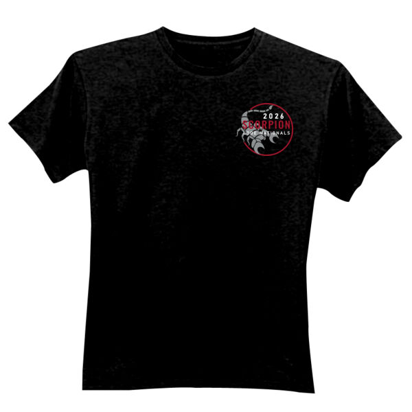 Unisex Adult T-Shirt - Black & Navy Thumbnail